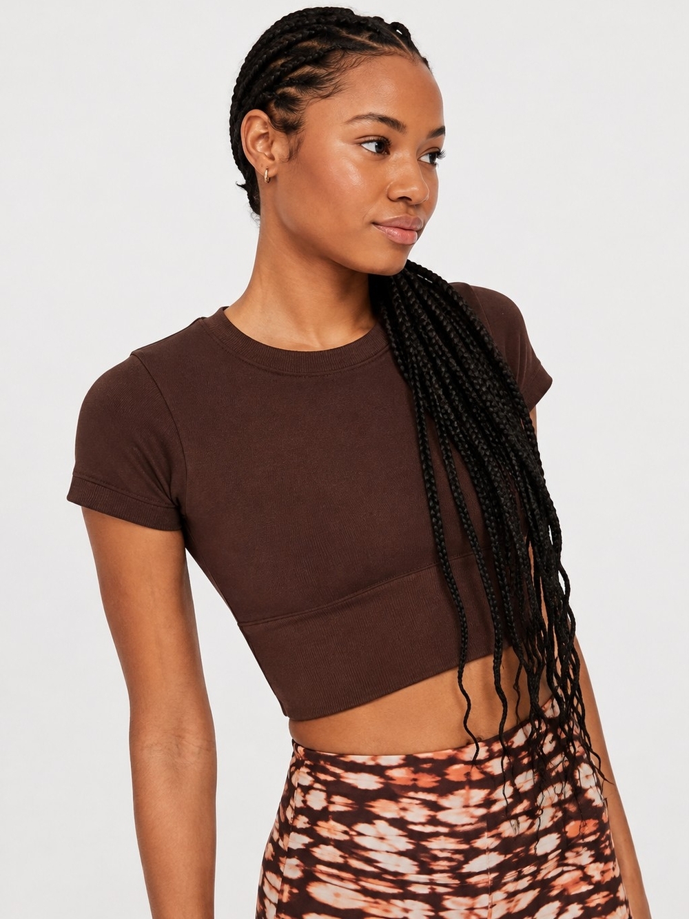 OFFLINE by Aerie Sidewalk Seamless Cropped T-Shirt